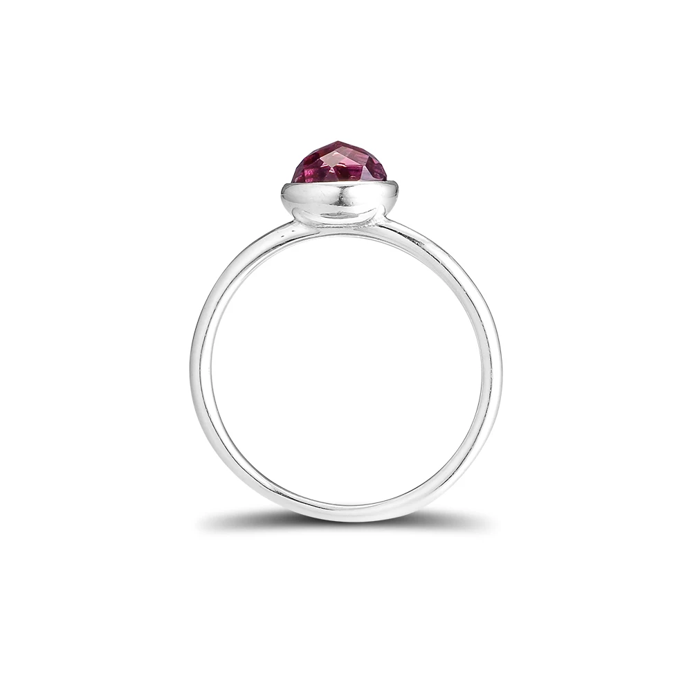 February Droplet Ring Fits European Jewelry Authentic 925 Sterling Silver for Women Wholesale Free Shipping | Украшения и