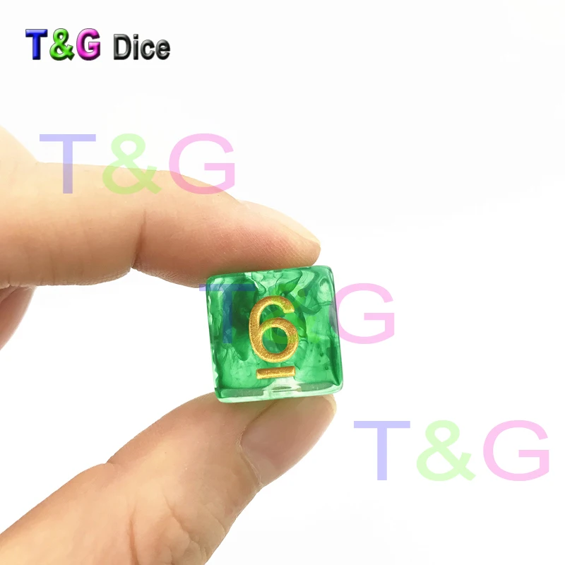 T& G крутые кости набор удивительный эффект туманности DND 7 шт d4-d20 с мешком из органзы как рождественский подарок