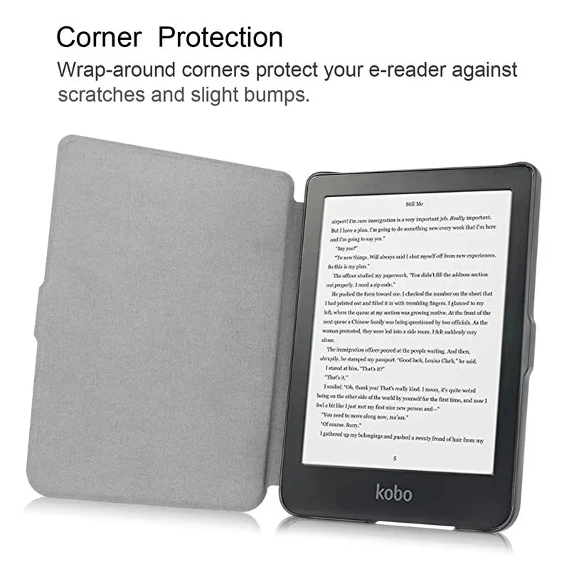 2018 Новый ультра тонкий чехол для смарт телефона Kobo Clara Clear HD 6 дюймов PU кожаный