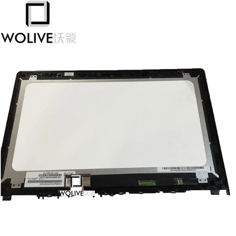 

15.6" LCD Touch Screen Digitizer Bezel Assembly Display For Lenovo Yoga 500-15ISK 80R40006US
