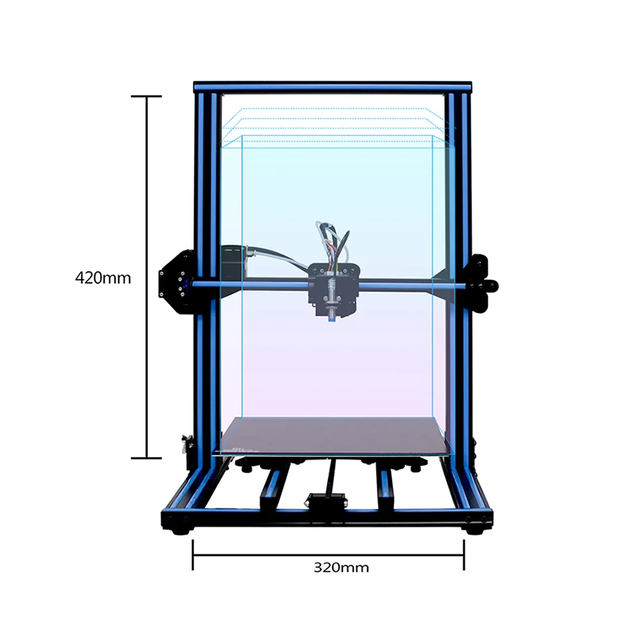 3D принтер GEEETECH A30 DIY с 320*320*420 цветной сенсорный экран Датчик накаливания FDM CE|diy 3d