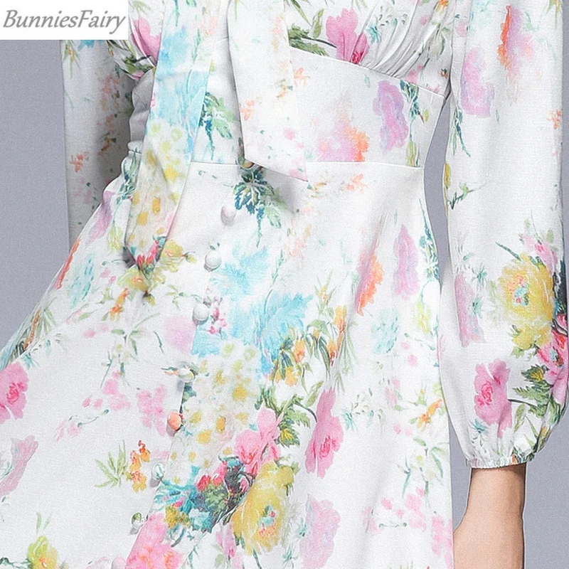 BunniesFairy 2019 Весна Лето Новое Женское винтажное элегантное Пастельное Ретро свежее