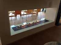on sale 24 inch long smart remote control ethanol fireplace burner