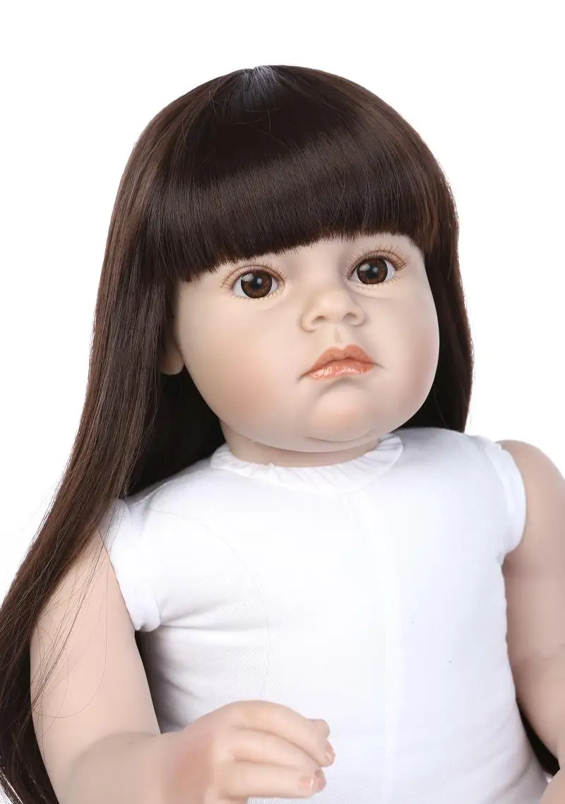 

Big size 70cm reborn toddler silicone baby doll vinyl realista bebes reborn like 1 year girl baby doll toys gift for child