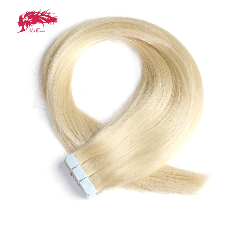 Али queen hair 1" 20" 2" Remy Пряди человеческих волос для наращивания 2,5 г/подставка 20 шт./упак. Цвет# 1b#613#27#4 пряди волос на ленте, волосы на Клейкой Ленте имитирующей кожу 50 г