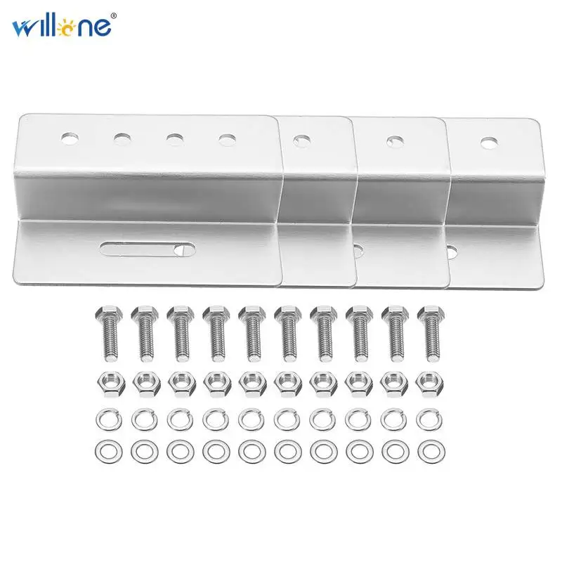 

Willone Solar Panel Z Bracket Solar Panel Mounting Mounts RV Boat Roof Wall