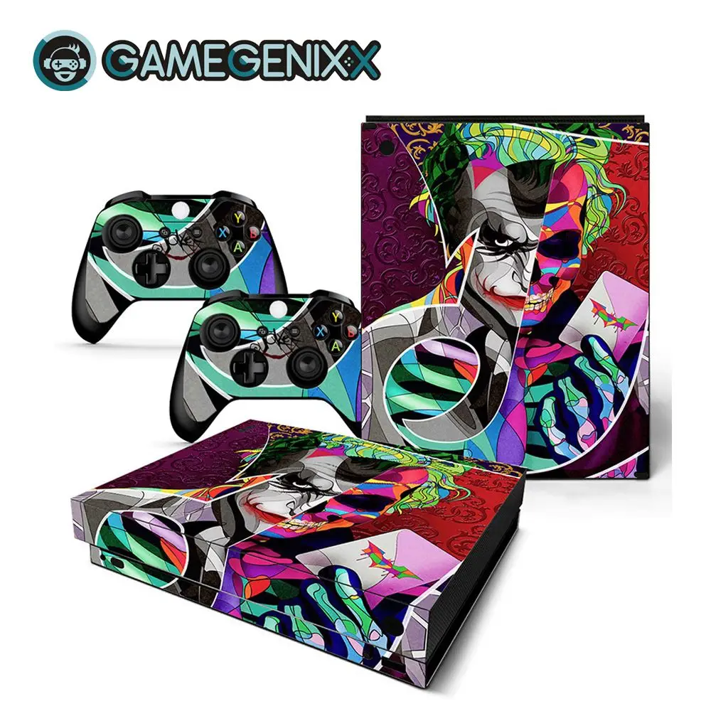 Защитная виниловая наклейка на кожу GAMEGENIXX для консоли Xbox One X и 2 контроллера The