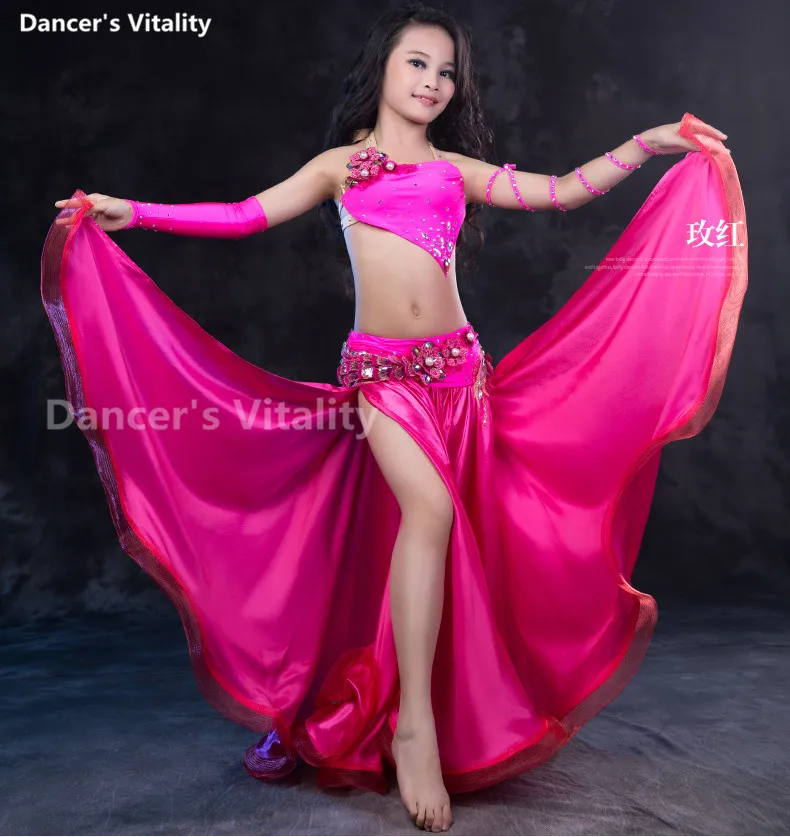 4 шт. комплект для танца живота девочек|belly dance set|belly dancing clothesdance set |