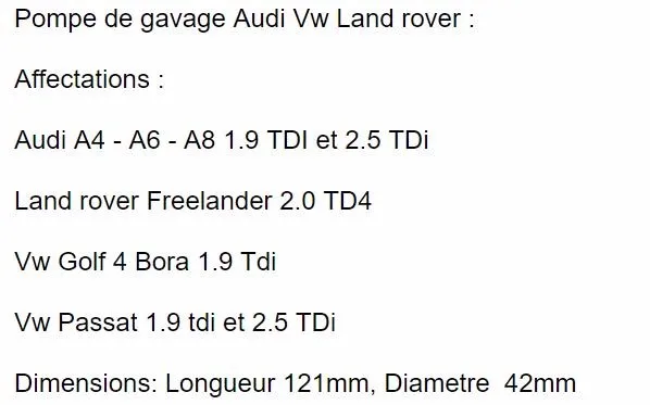 Для Audi A4 A6 A8 Land Rover freelander VW Golf Passat топливный насос 4B0906087N-4b0906087bd-4b0906087bb-4b0906087 WFX101160