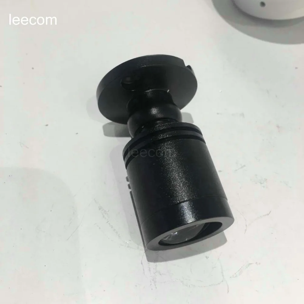 10 шт. D25 * H55mm ЧЕРНЫЙ светодиод под свет в шкафу утопленные потолочные светильники