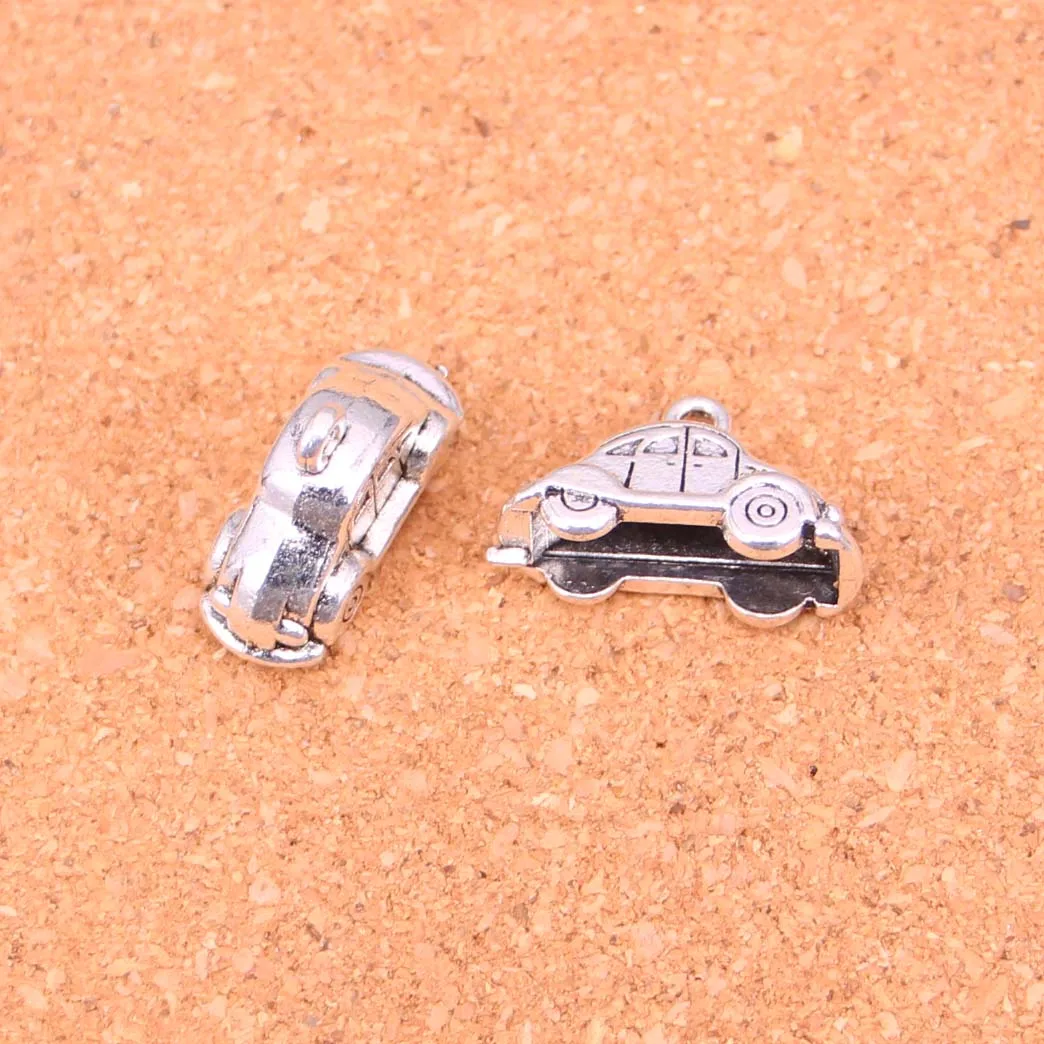 10 шт. Подвески в виде автомобиля из металлического сплава для ожерелья браслета