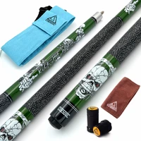 cuesoul rock ii green pool cue 192021 oz with cue bag and cue jointshaft protector