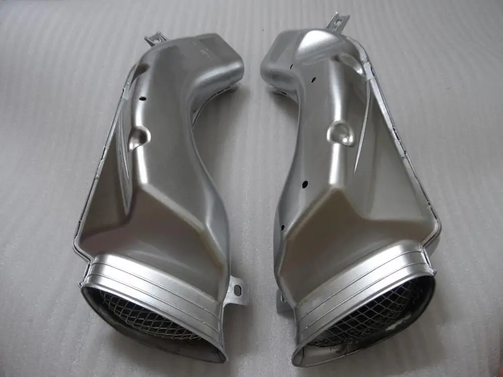 Silver ducts Оперативная память забора воздуха воздуховодов для SUZUKI GSXR 1000 2000-2002 GSXR 600 750 2001-2003 K1 K2 литья под давлением ABS Пластик набор 9 цветов - Цвет: Silver ducts