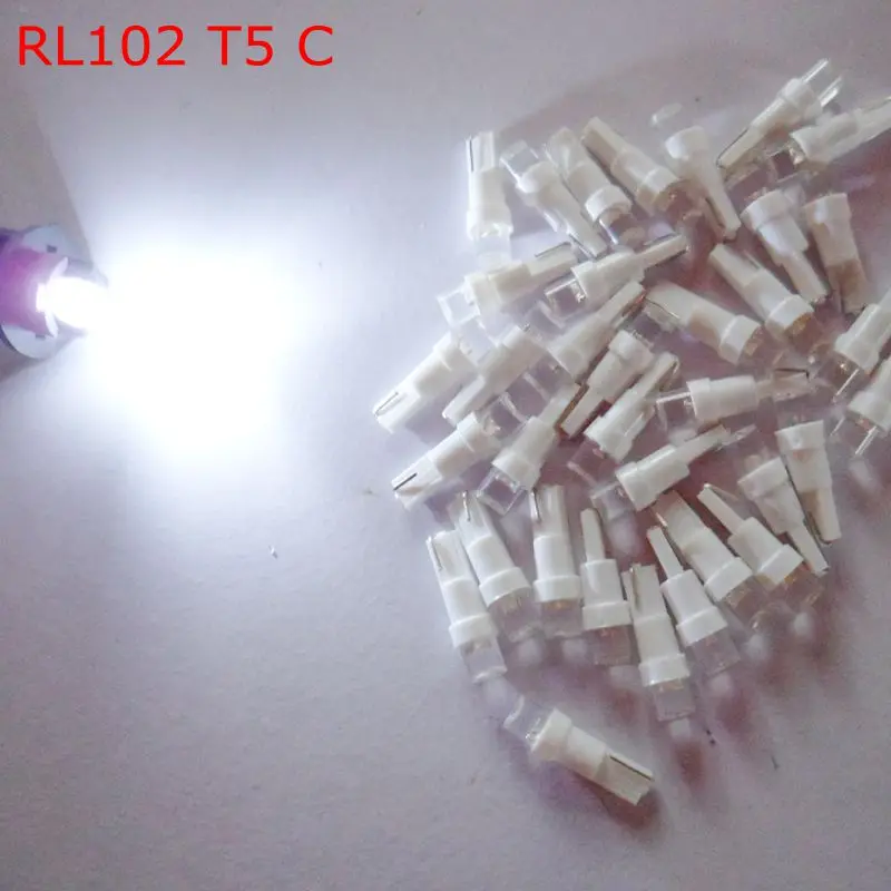 Бесплатная доставка (50 шт./лот) T5 вогнутые Светодиодные Автомобильные