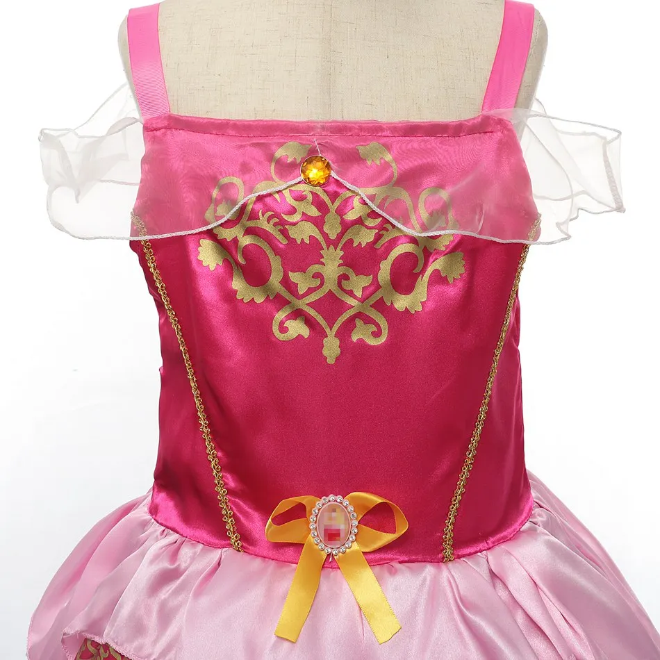Aurora Dress For Girls Princess Sleeping Beauty Sequined Fancy Up Costume Children Kids Halloween Birthday Party Clothes | Детская
