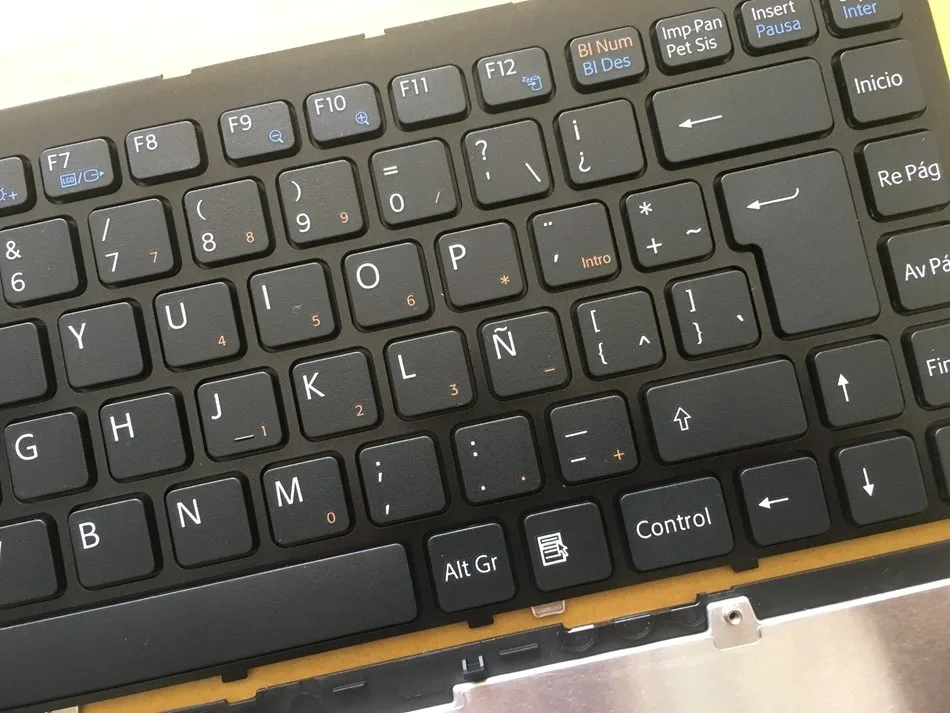 LA Latin Keyboard for Sony Vaio VGN-FW VGN FW Series with Black Frame Laptop | Компьютеры и офис