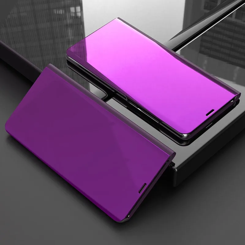 Чехол для Oppo Reno Z роскошный зеркальный откидной из искусственной кожи с