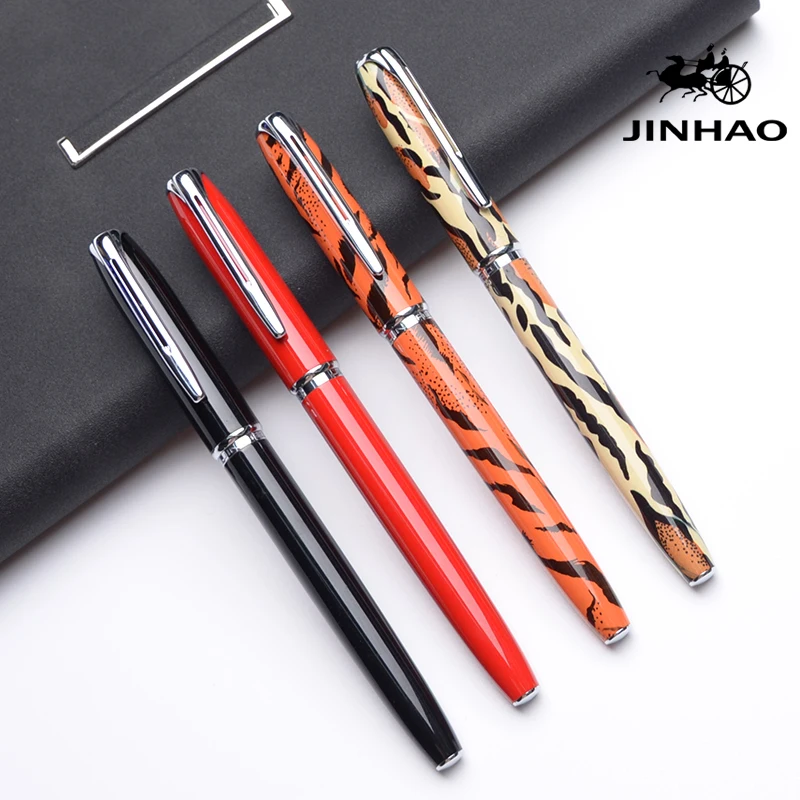 Ручка перьевая Jinhao с леопардовым принтом 2019/0 38 мм 0 5 мм|Перьевые ручки| |