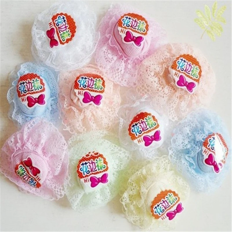 4 пары/Лот летние модные кружевные короткие носки с оборками детские дышащие