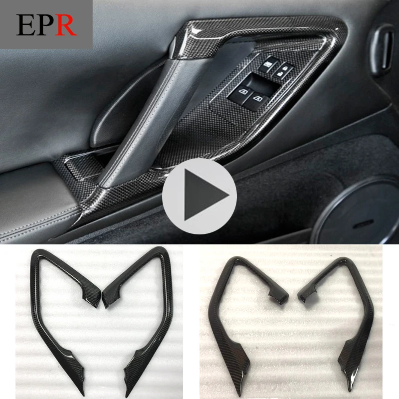 

Car-styling For Nissan R35 GTR Carbon Fiber Inner Door Pull Handle Surround