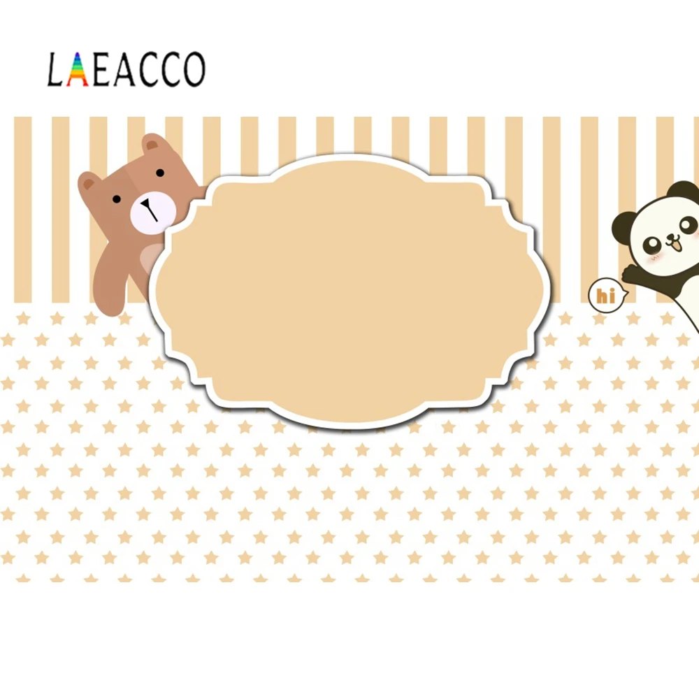 Laeacco день рождения персонализированные фоны Плакат Детская сцена