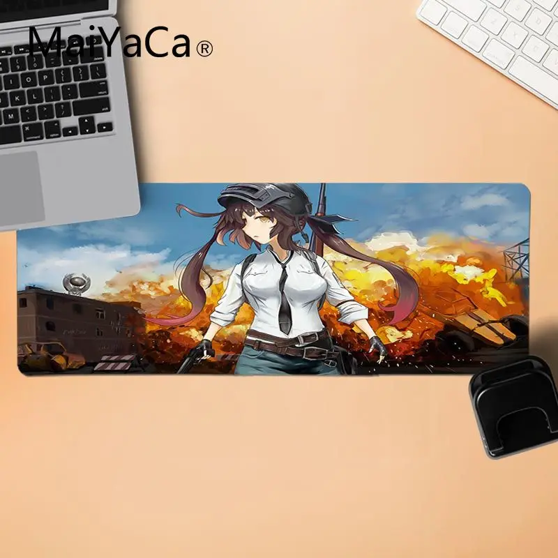 LockEdge 30x80cm MaiYaCa мой любимый мультфильм PUBG заказной игровой коврик для мыши для ноутбука игровой коврик для мыши - Цвет: LockEdge 30x80cm
