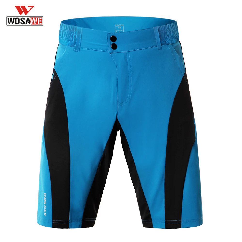 Шорты WOSAWE Мужские мотоциклетные с эластичной резинкой на талии короткие брюки