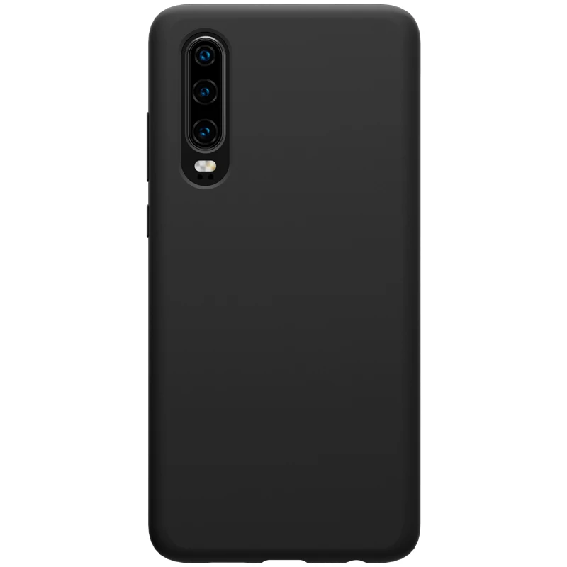 Black Huawei P30 чехол P 30 чехол защитный чехол Nillkin Flex Pure мягкий жидкий силиконовый резиновый противоударный чехол для смартфона чехол s для huawei P30 - Цвет: Black