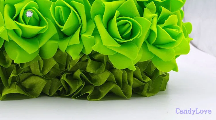 Green Heart Design Wedding Pillow Ring With Transprent Box Special Unique Decorations Favor Products |