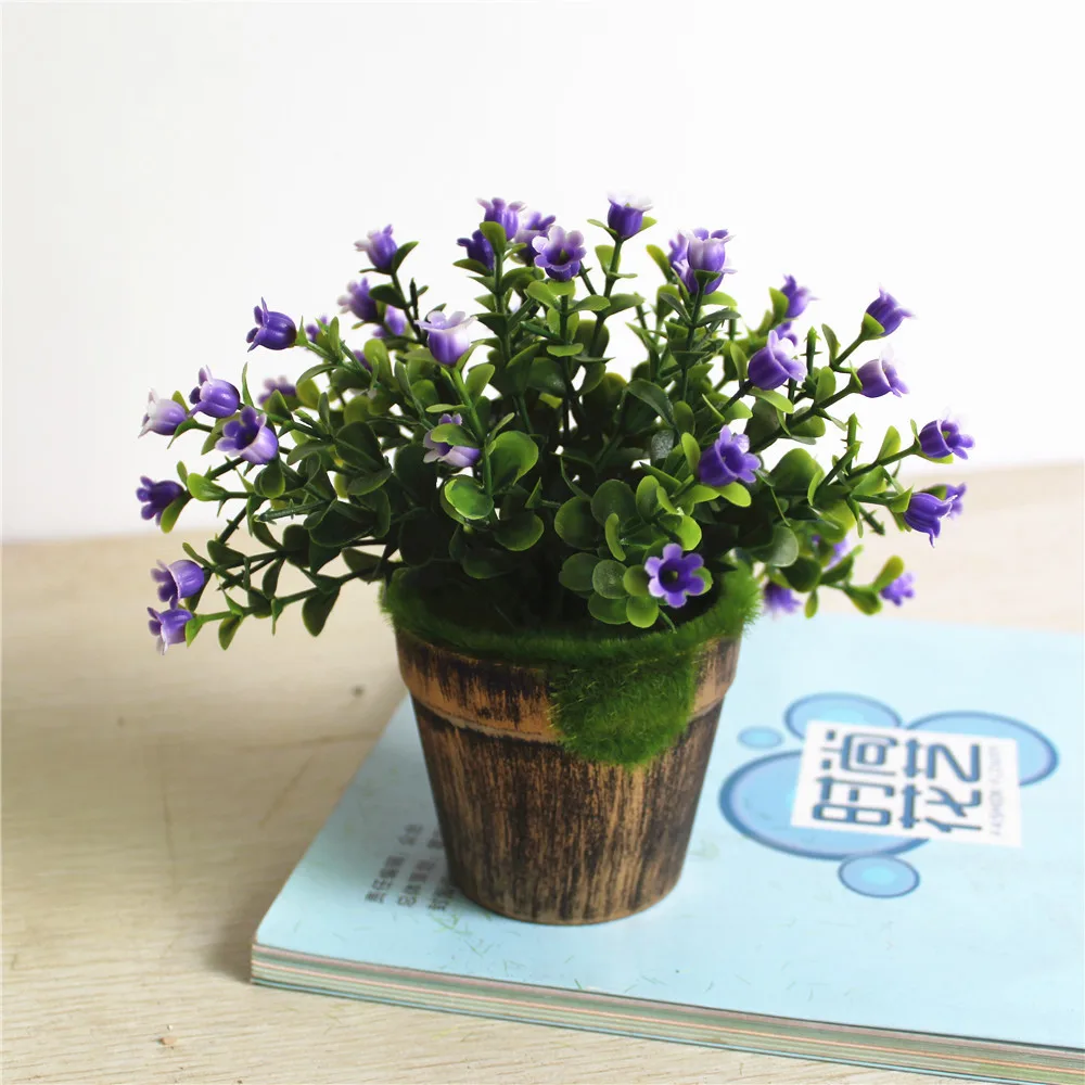1 piece of plastic simulation artificial Milan rose bonsai flower home wedding party decoration | Дом и сад