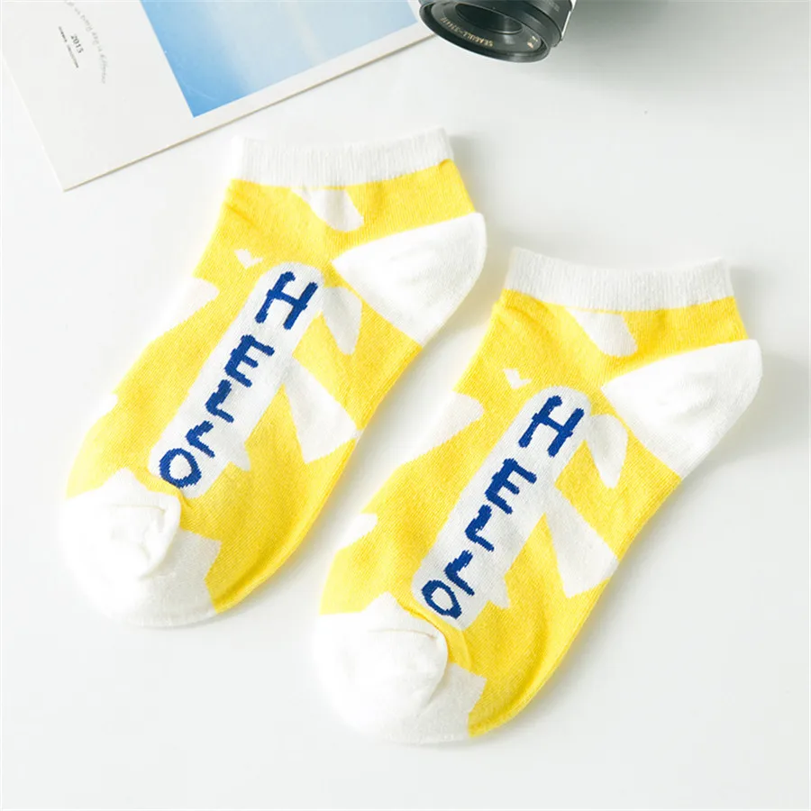 [EIOISAPRA] Милые Носки с рисунком Hello для девочек и мальчиков креативные милые