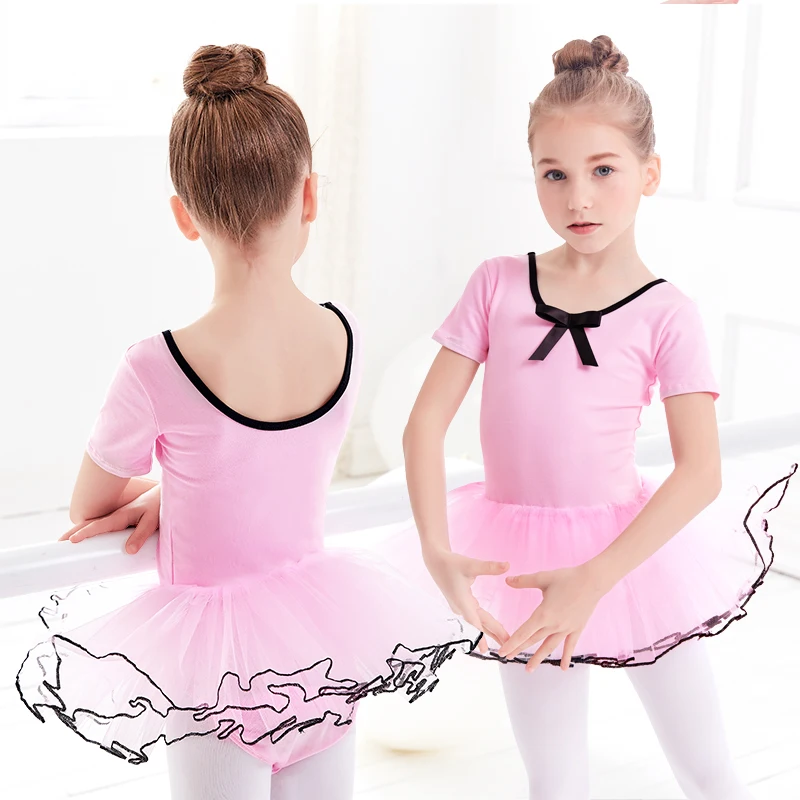Girls Pink Ballet Tutu Dress Dance Costumes Soft Tulle Skirted Dancing Clothes Leotards | Тематическая одежда и униформа