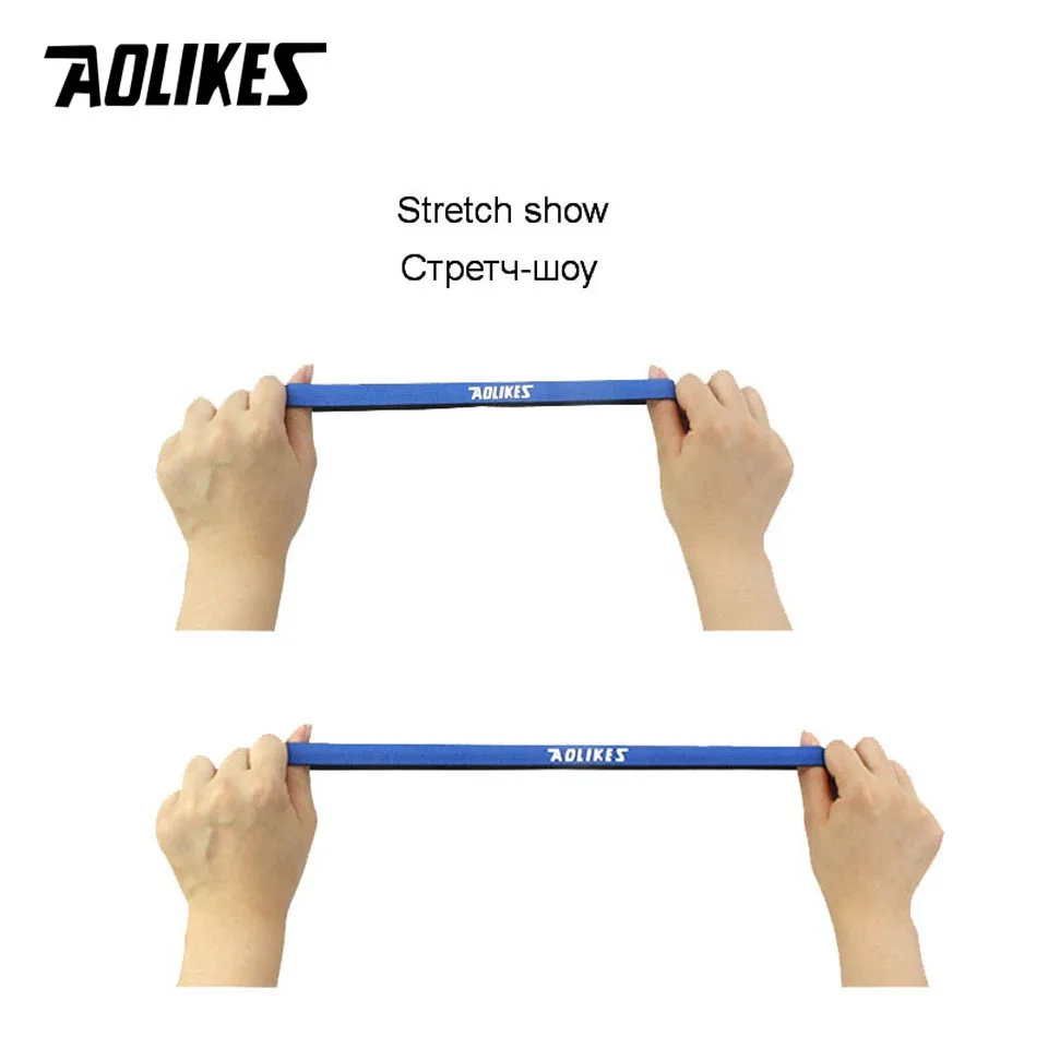 AOLIKES нейлоновые эластичные повязки на голову нескользящие для мужчин и женщин