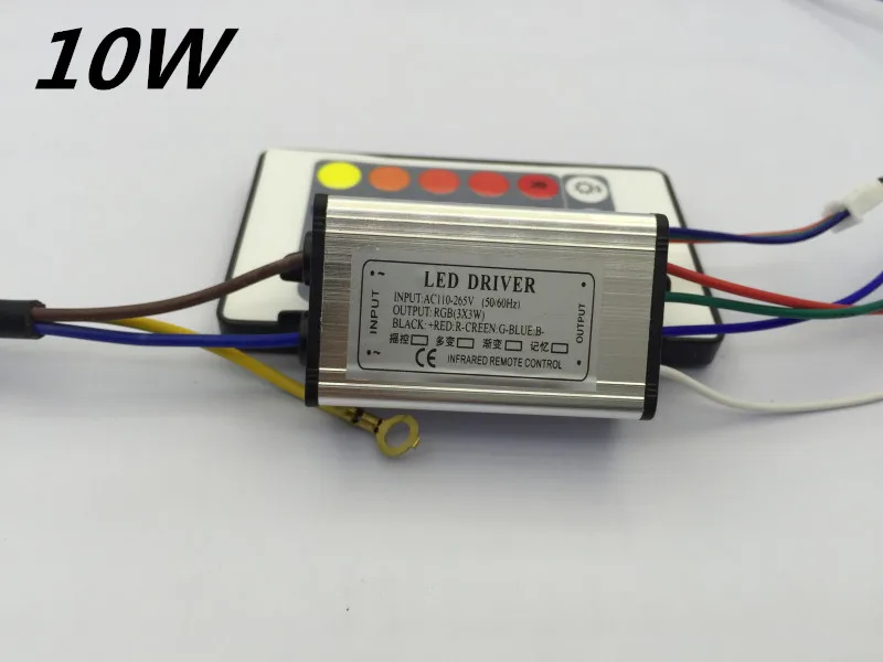 Светодиодный контроллер мощности для 10 Вт 20 30 50 RGB светодиодный интегрированного