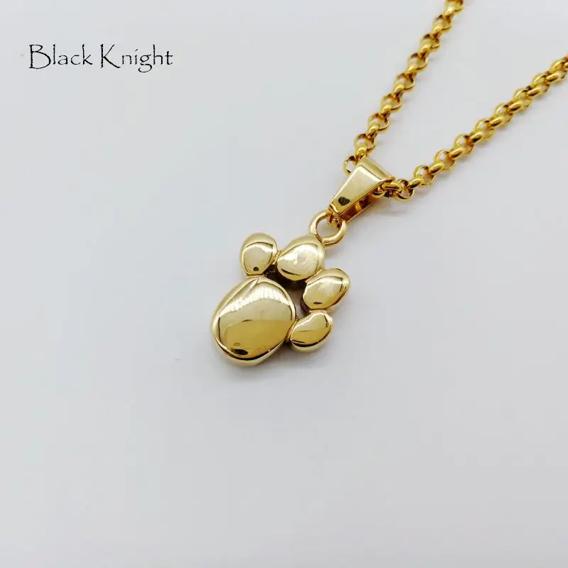 Ожерелье в виде лап черного рыцаря из нержавеющей стали 316L