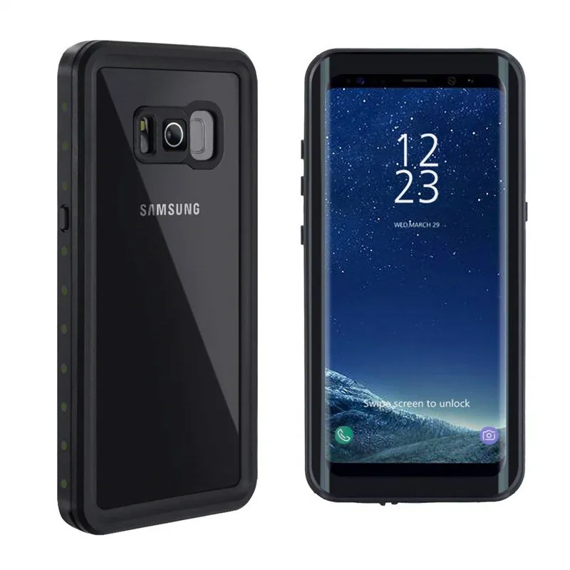 Новинка водонепроницаемый чехол для Samsung S8 S9 6 м Уровень погружения ударопрочный