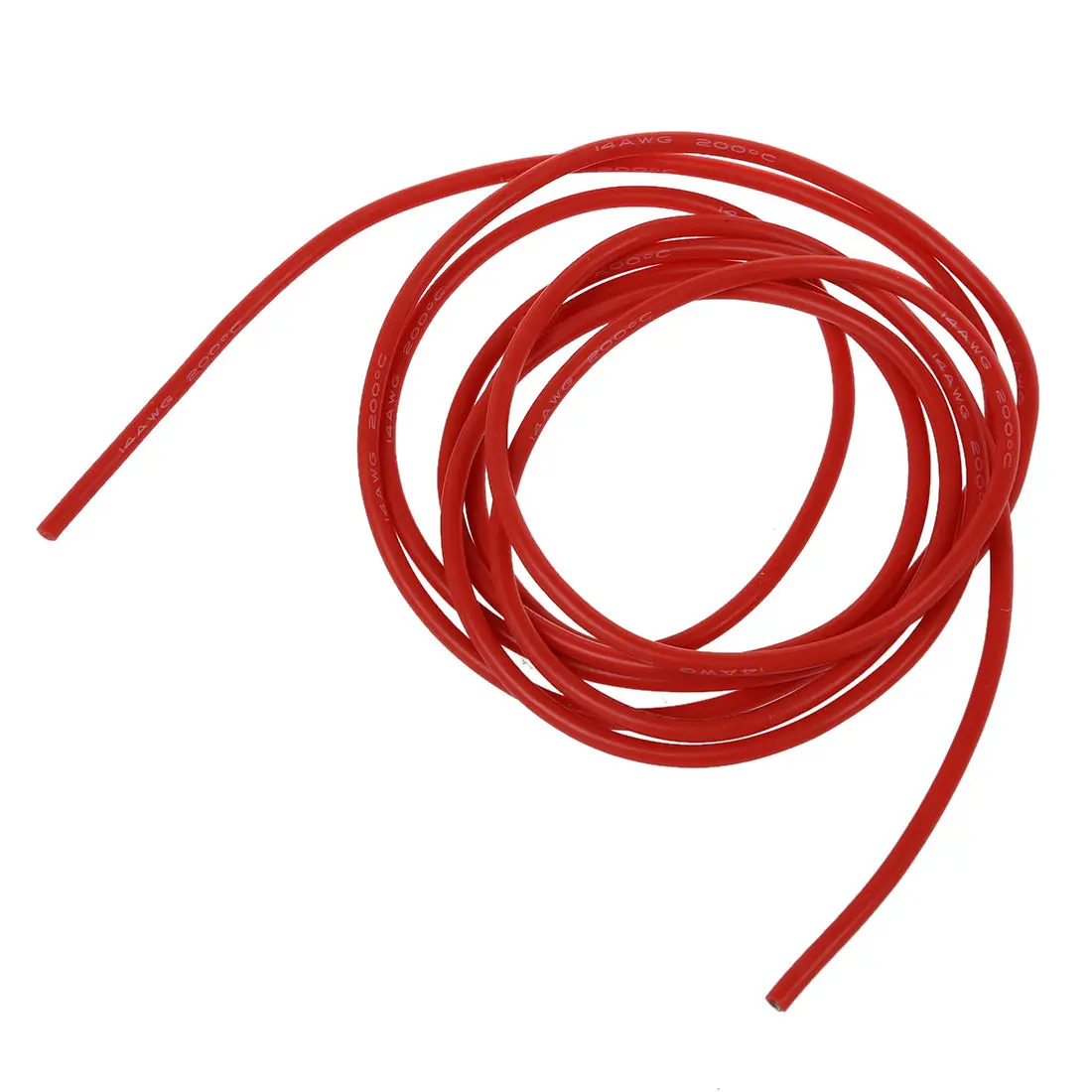 Запасные части 14AWG высокая термостойкость красные силиконовые провода длиной 2 м