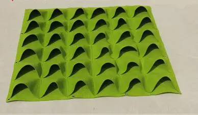 36 pockets flat Pocketgarden подвесные горшки для растений, настенный горшок, вертикальные садовые цветочные горшки и кашпо, подвесные горшки для цветов, Садовые принадлежности - Цвет: 36 pockets flat