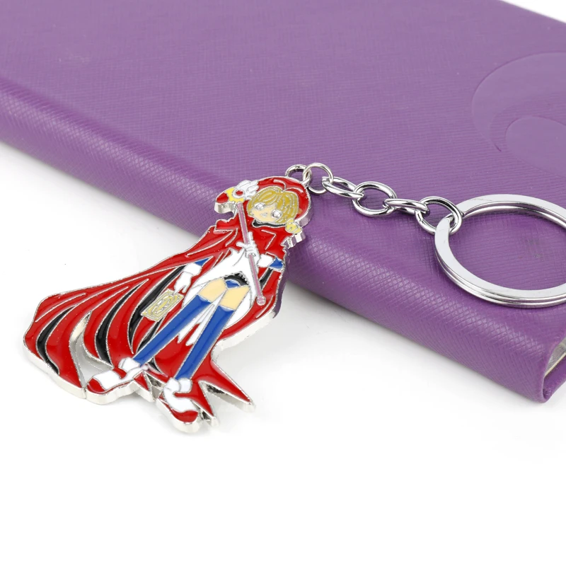 MQCHUN Cardcaptor Sakura Брелок Сакура аниме Card Captor с изображением персонажей мультфильмов