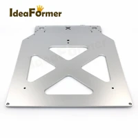 3d printer parts um2 z table base plate platform bracket supporting with 4 triangle holes inside heating bed aluminum plate