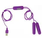 Двойное Яйцо USB Мощный вибратор для клитора точки G мастурбация секс-продукт с дистанционным управлением Вибрирующая пуля интимные игрушки для женщин