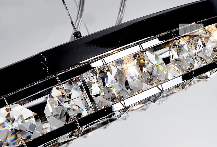 Европейская овальная хрустальная люстра Минималистичная Люстра для ресторана