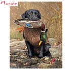 Новый продукт, 3d Алмазная живопись сделай сам, Охота за собаками, полная круглаяквадратная Алмазная вышивка из смолы, алмазная вышивка, украшение для дома