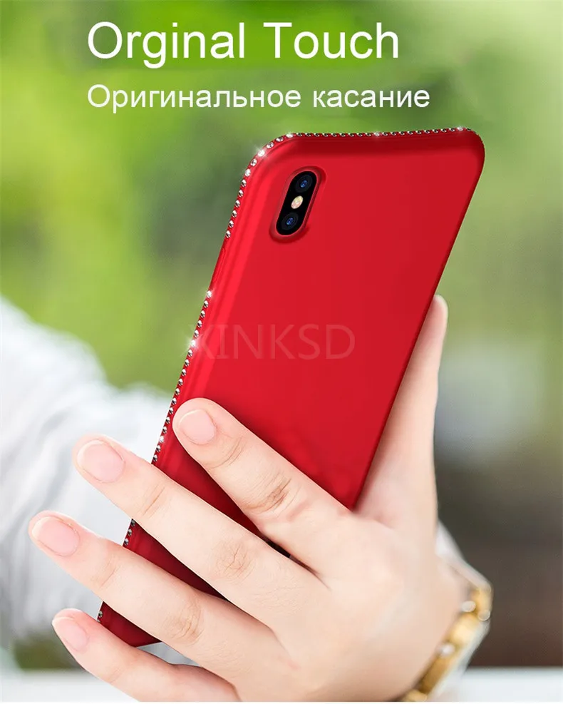 Яркий Алмазный чехол для телефона iPhone SE 5 5S X 7 6 8 6S Plus 11 Pro XS Max XR блестящие стразы Мягкий силиконовый чехол s Fundas Capa