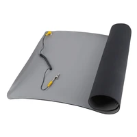 1pc new black desktop anti static esd grounding mat cord for pc laptop repair