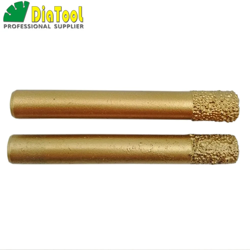 DIATOOL 2 шт. вакуумные пайки Алмазные резные биты гравировальные с ЧПУ для камня (8/12