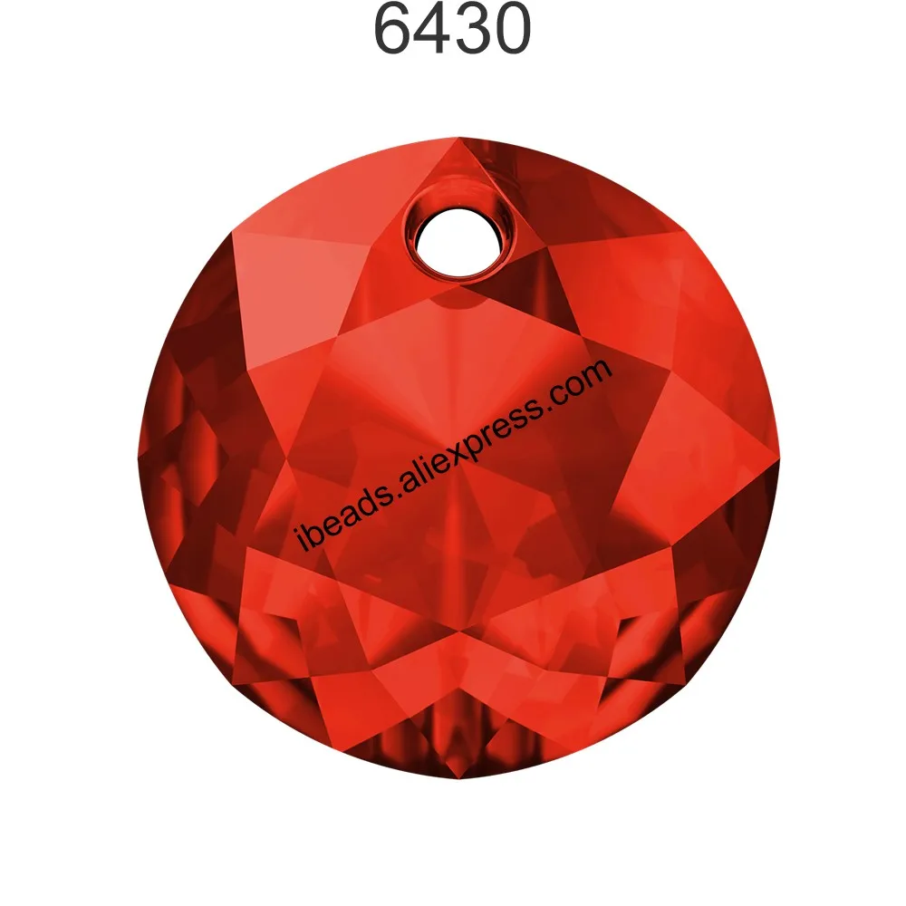 Light Siam 227 Новая(1 шт) с украшением в виде кристаллов от Swarovski 6430 классического кроя кулон сделано в Австрии свободные бусины для бижутерии, материал для рукоделия - Цвет: Light Siam 227