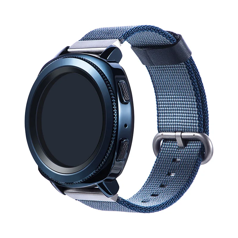 Fivstr 20 мм/22 мм тканый нейлоновый ремешок для наручных часов ремень Samsung Gear S2 S3