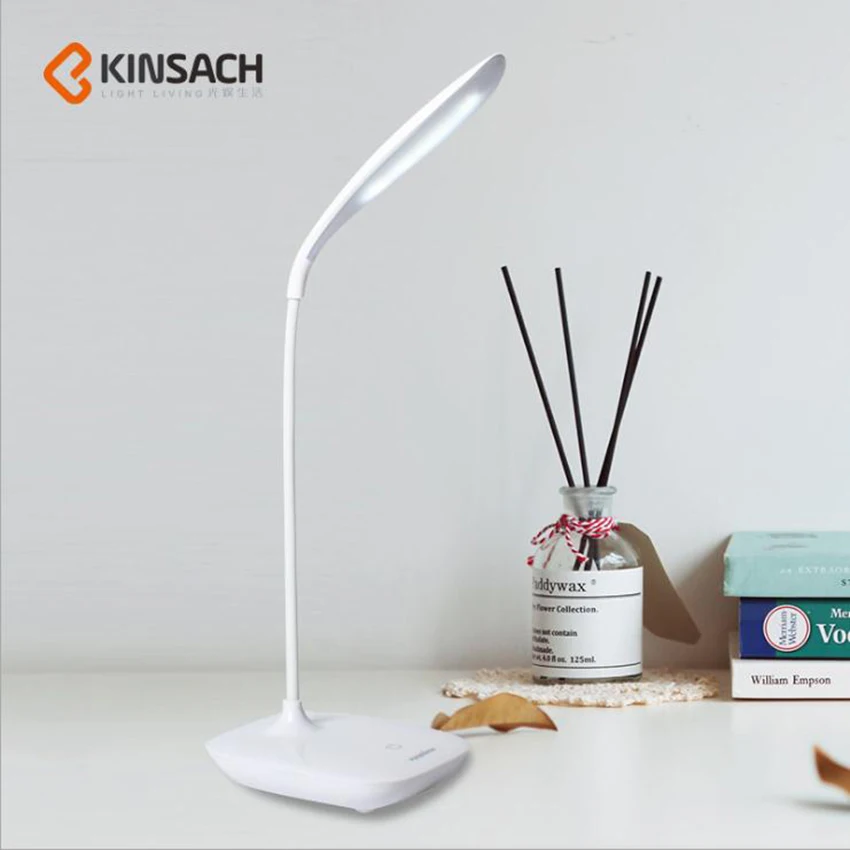 3 Вт 14leds глаз защитный зажим свет настольная лампа Гибкая USB питание сенсорный