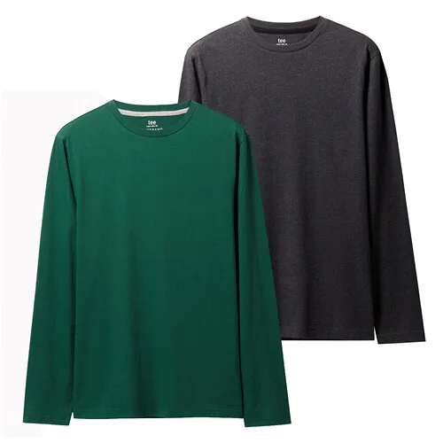 07DarkGrey Giordano две мужские водолазки с длинными рукавами и круглым вырезом под шею, имеется множество вариантов данной модели - Цвет: 07DarkGrey